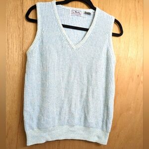 Vintage Pastel Blue Sweater Vest